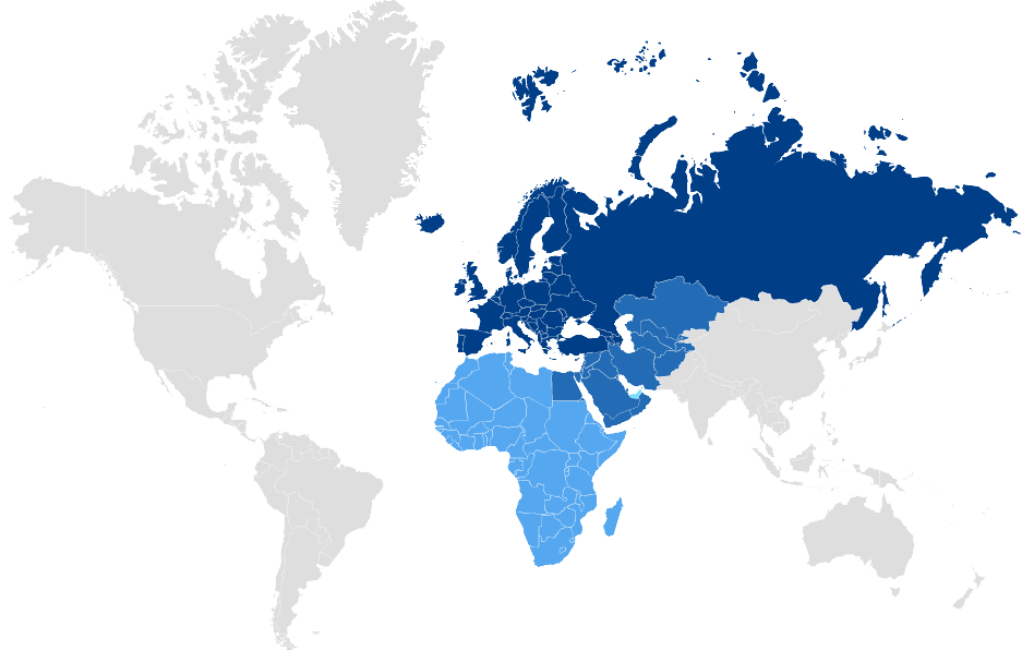  EMEA-map 